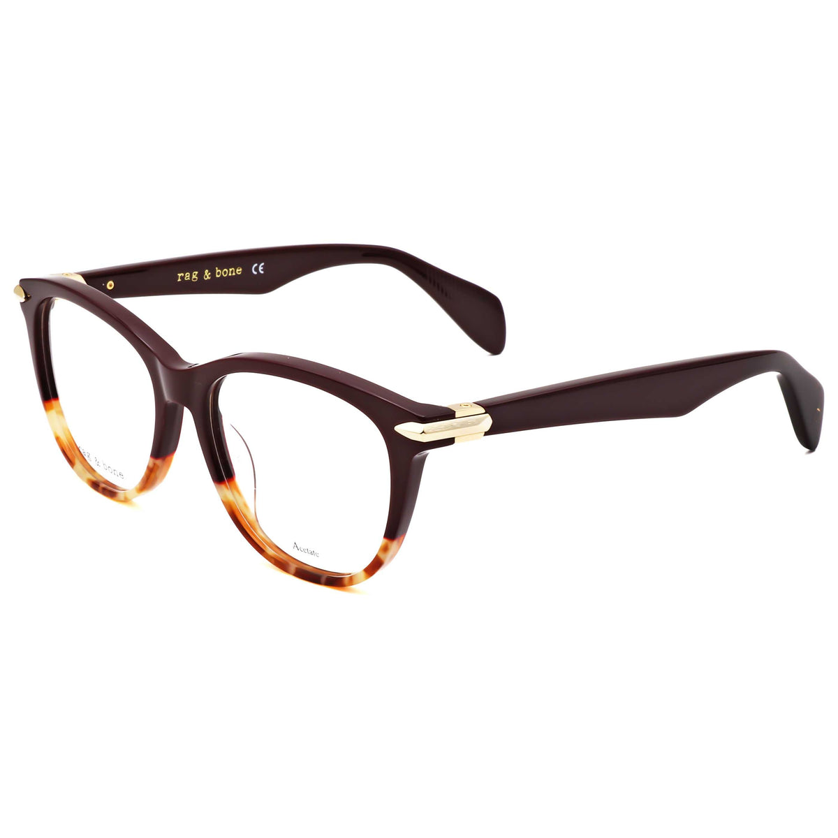 Montura para gafas de mujer 51 mm color vinotinto