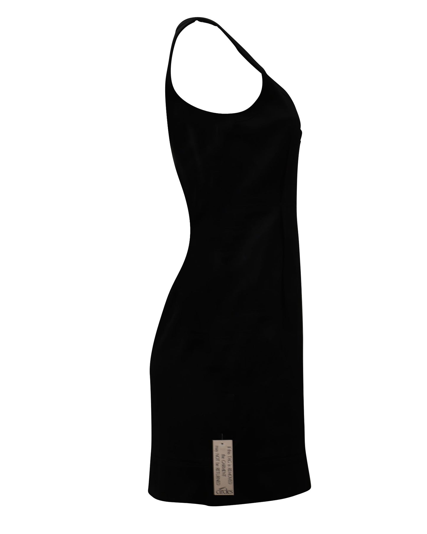Vestido de lana color negro