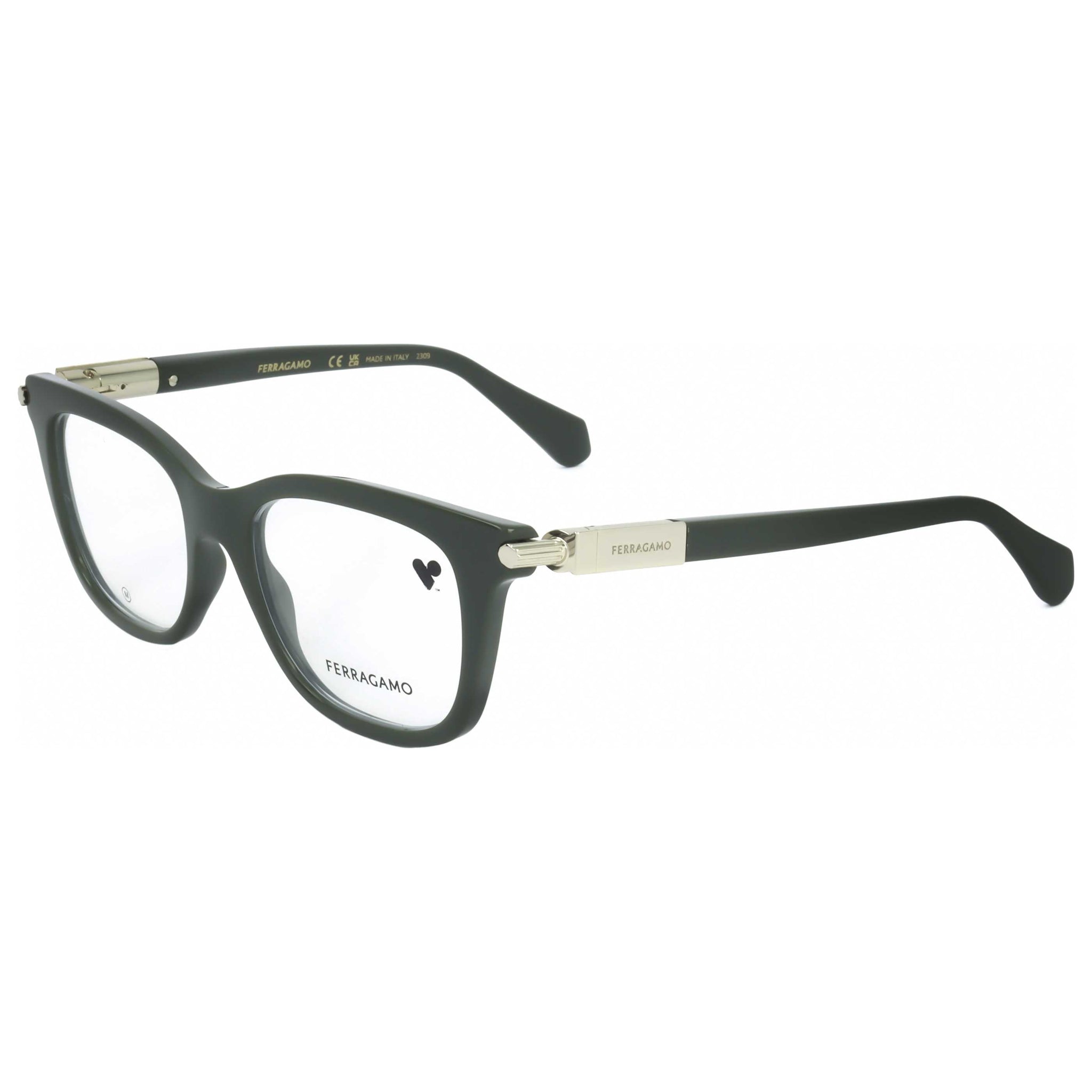 Montura para gafas de mujer 50 mm color verde