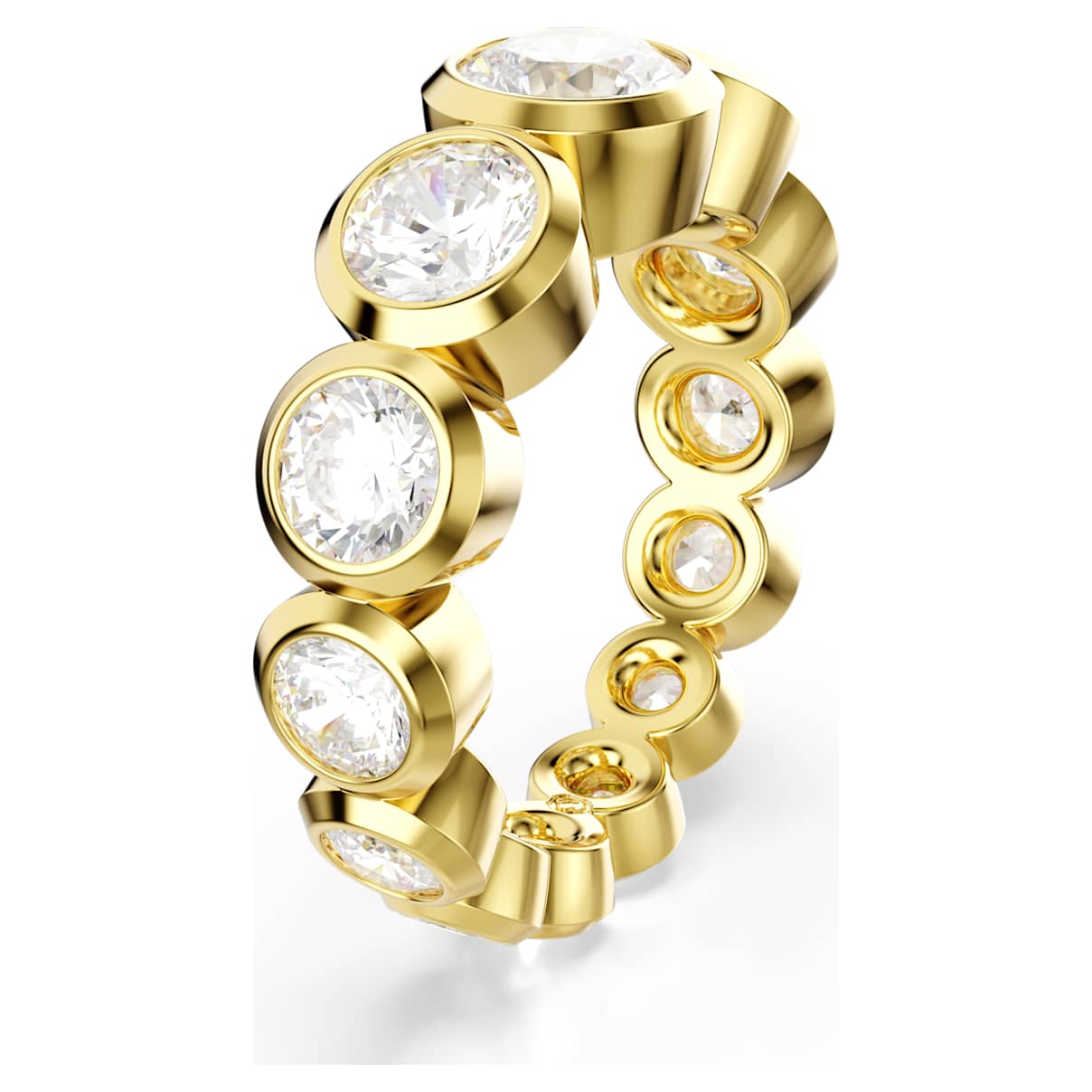 Anillo color blanco y dorado