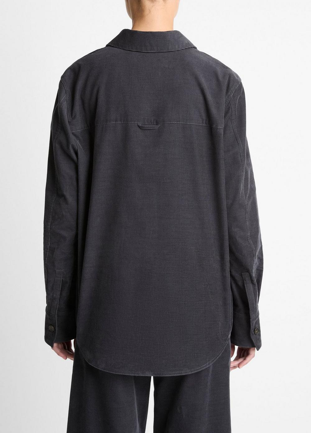 Camisa de algodón de corte amplio