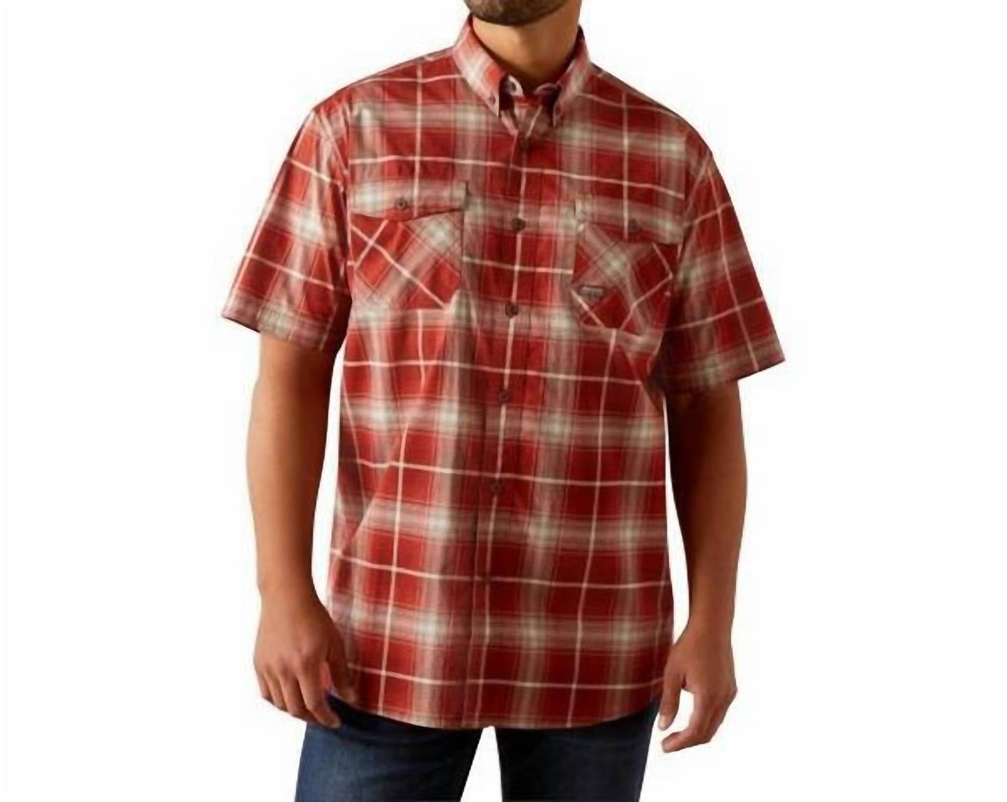 Camisa de hombre color rojo
