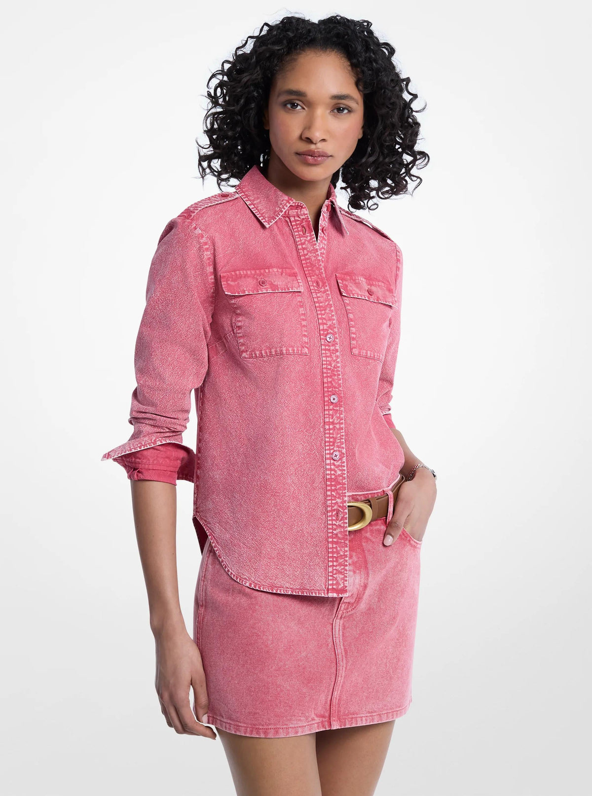 Camisa de mezclilla