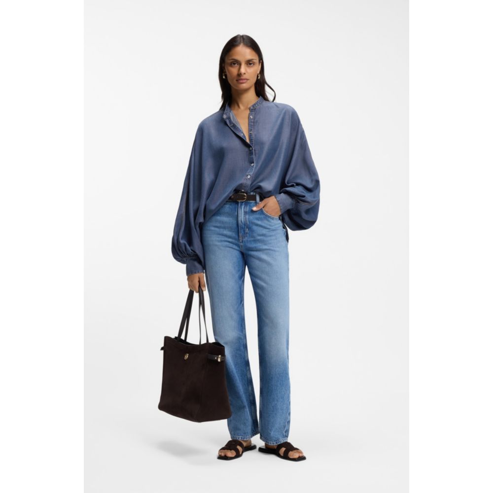 Blusa de corte amplio