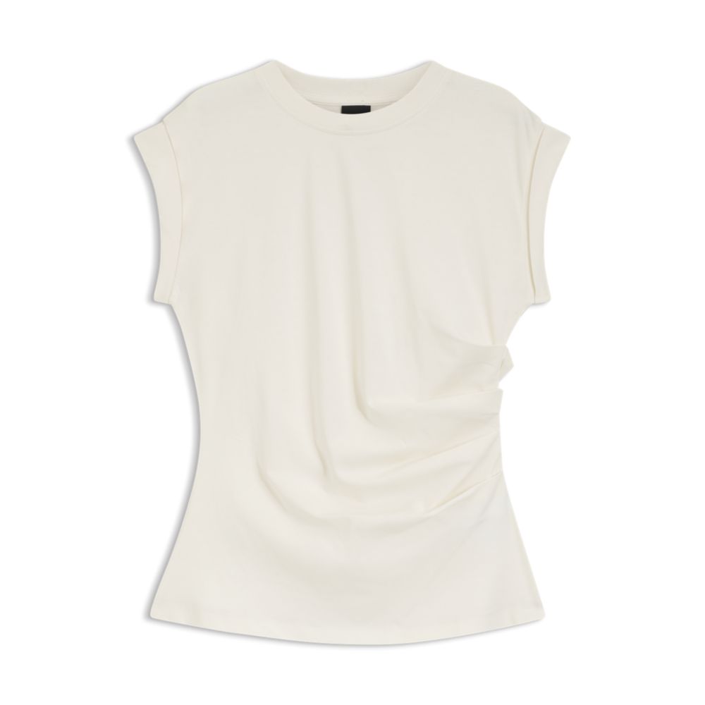 Camiseta de algodón de corte ajustado