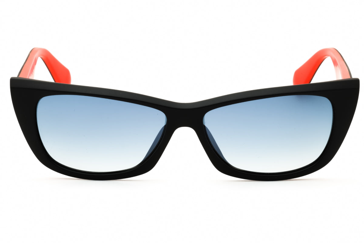 Gafas color negro y azul