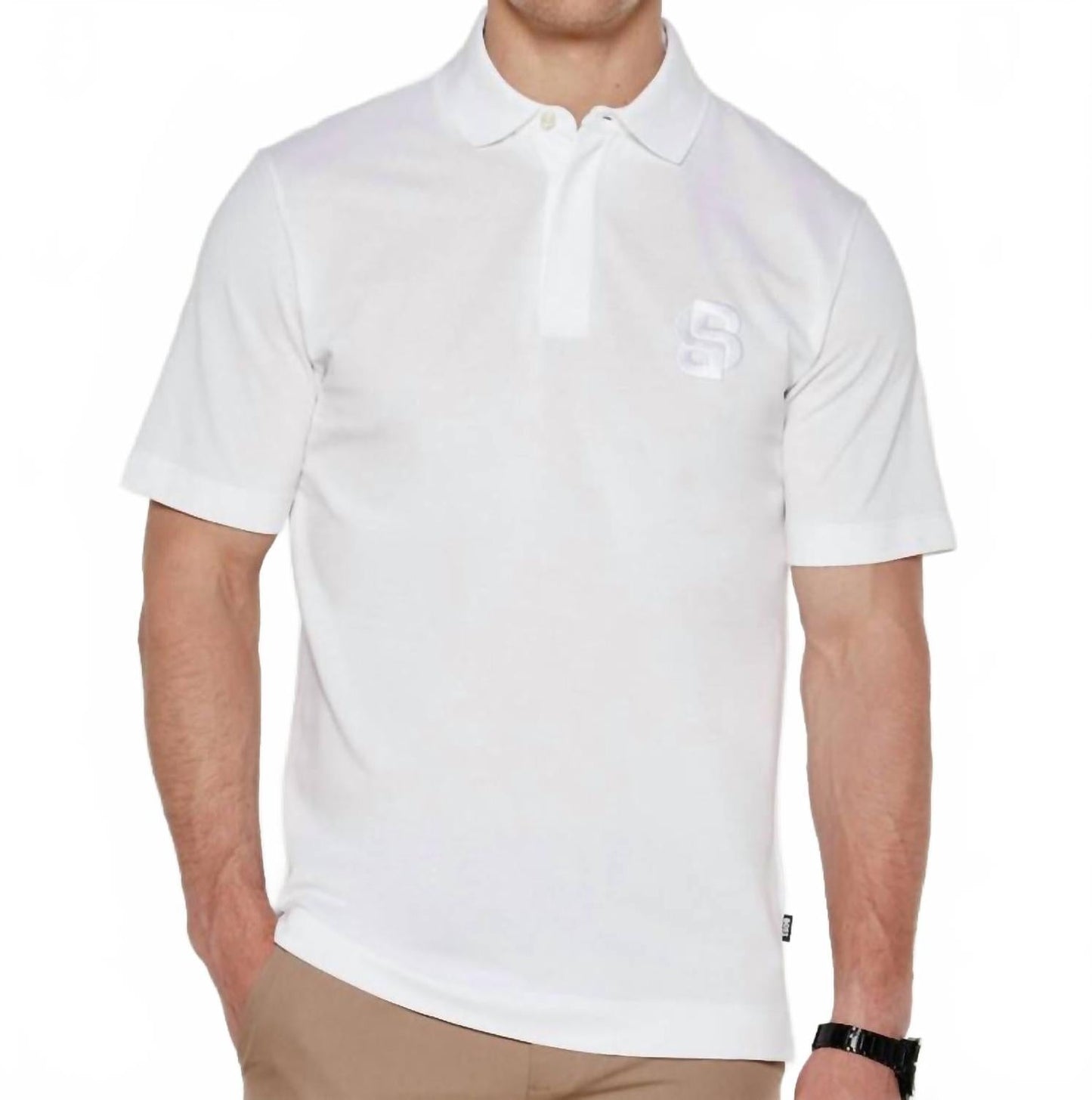 Polo color blanco