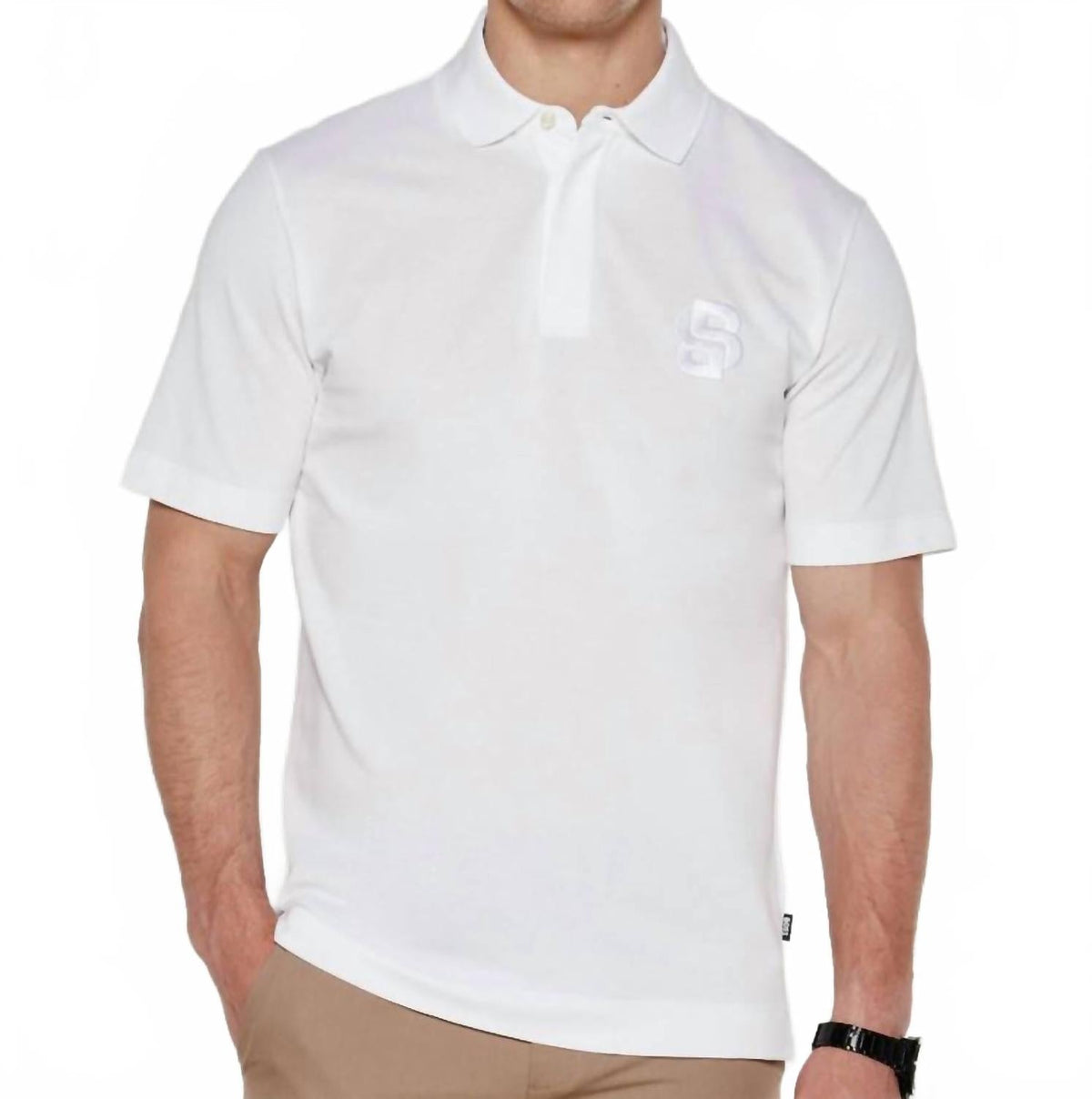 Polo color blanco