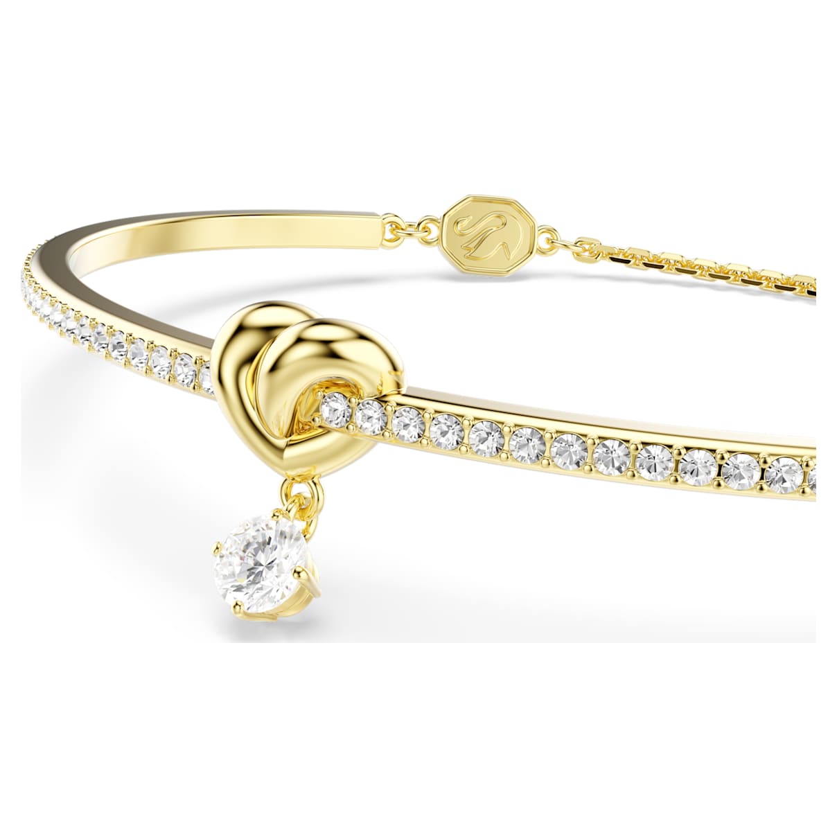 Pulsera color blanco y dorado