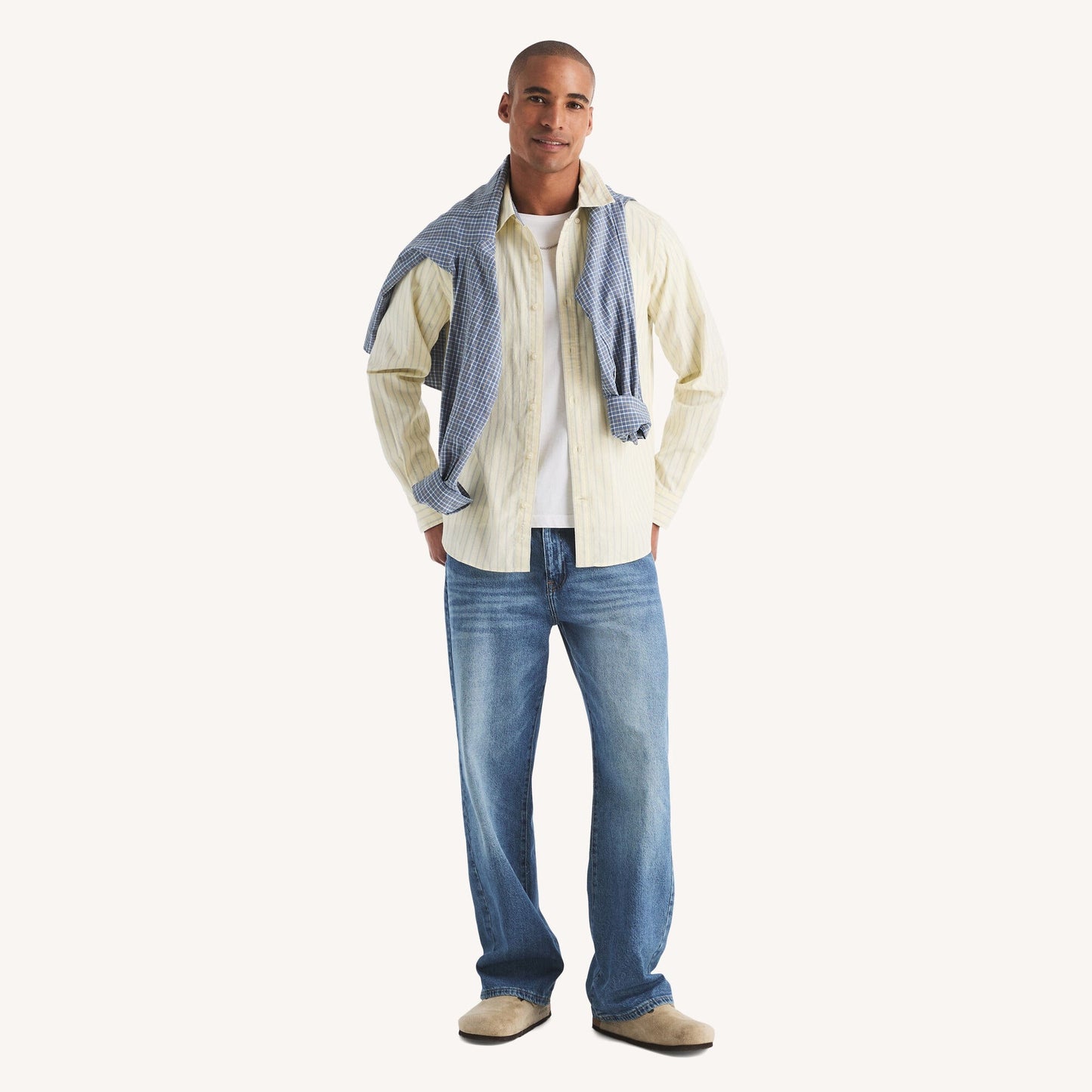 Camisa de hombre a rayas