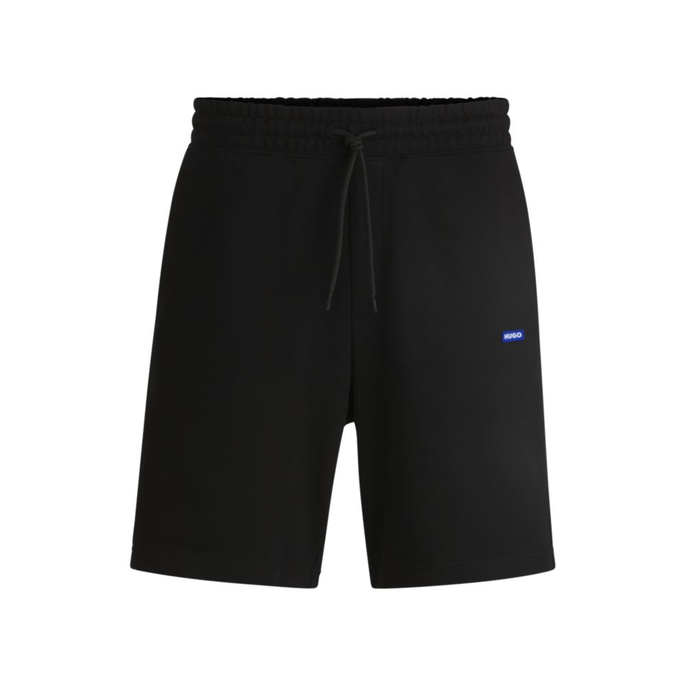 Short de algodón color azul