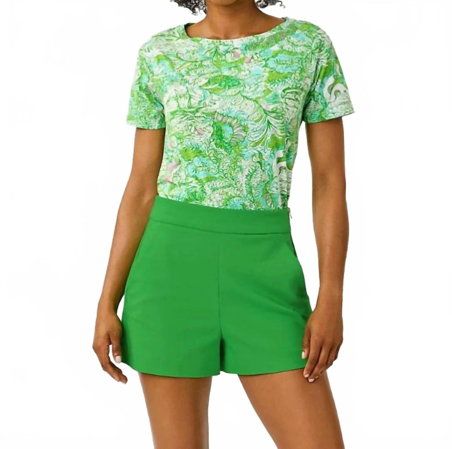 Short color verde
