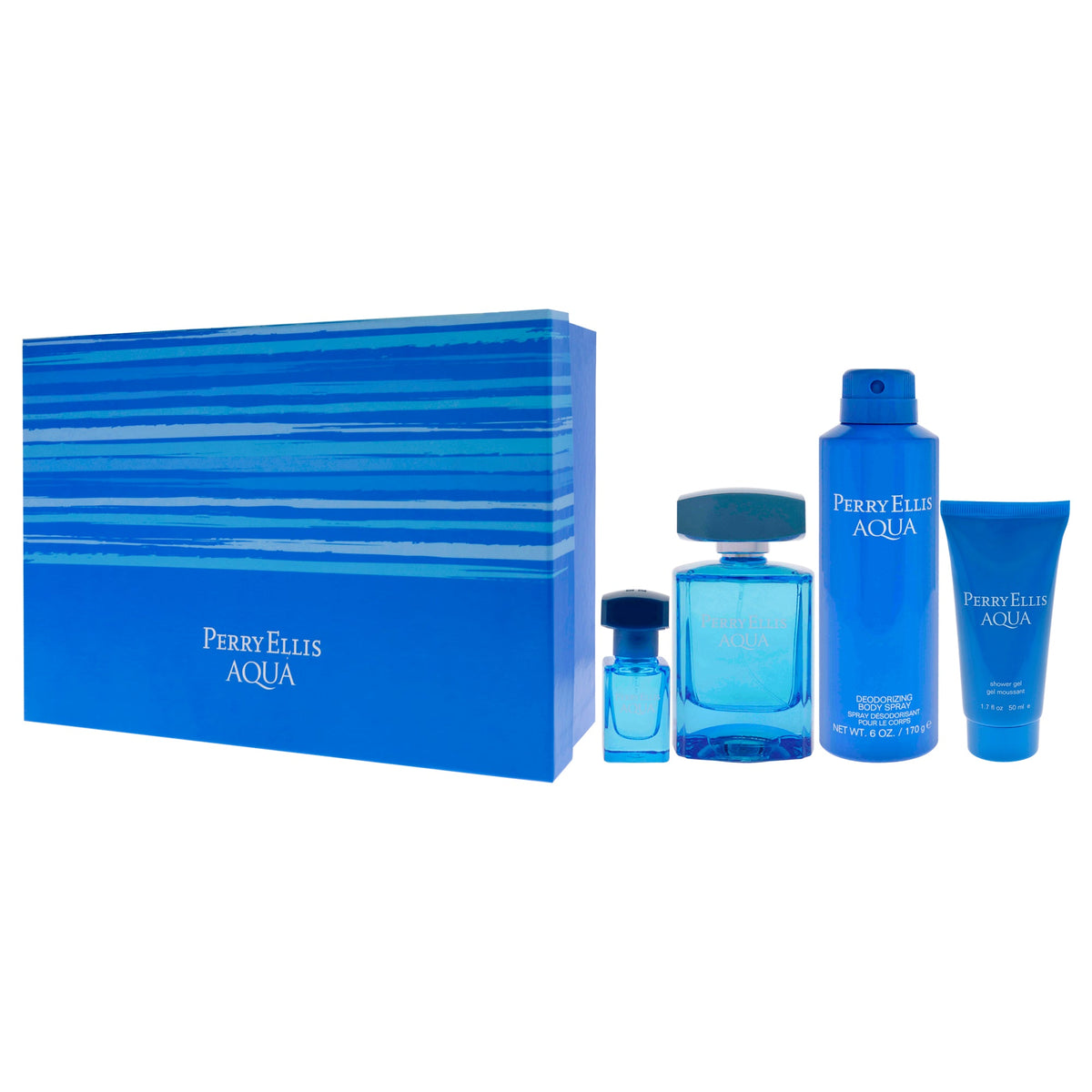 Gel de baño de hombre (4 unidades) 3,4 oz + 0,25 oz + 6,8 oz