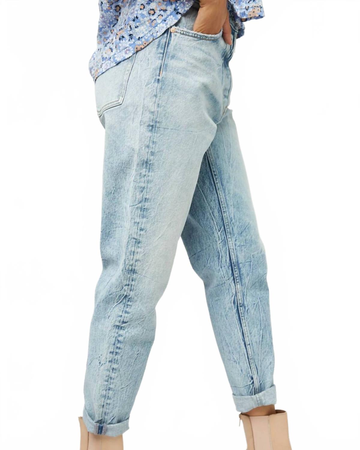 Jean color azul