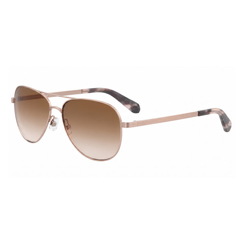 Gafas color oro rosa y café y rosado