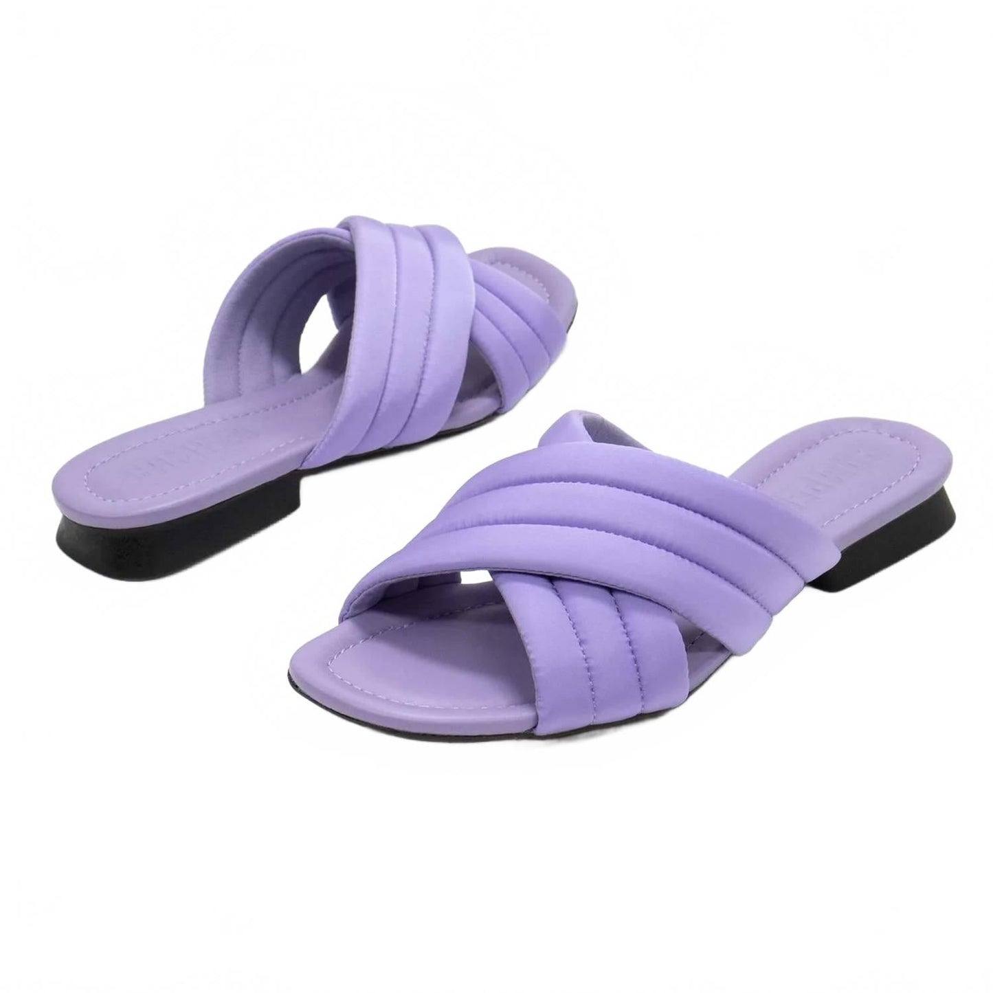 Sandalias de mujer color violeta