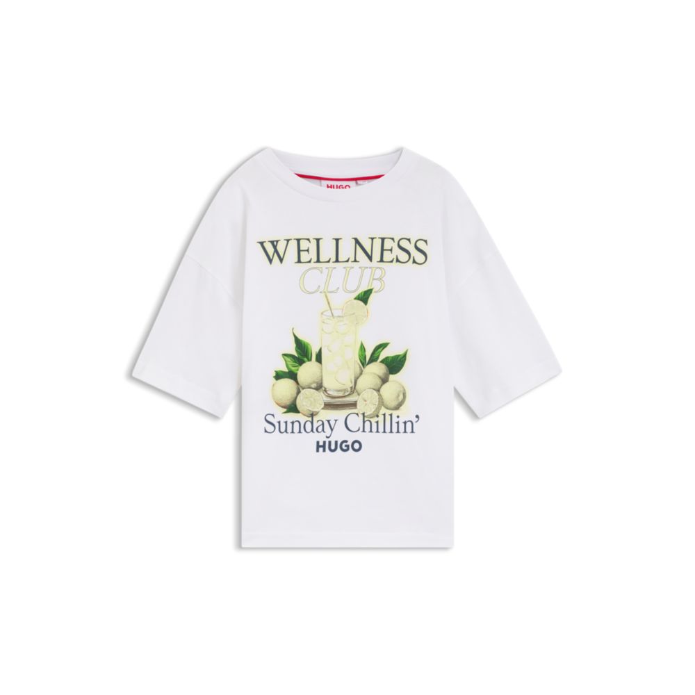 Camiseta infantil de algodón