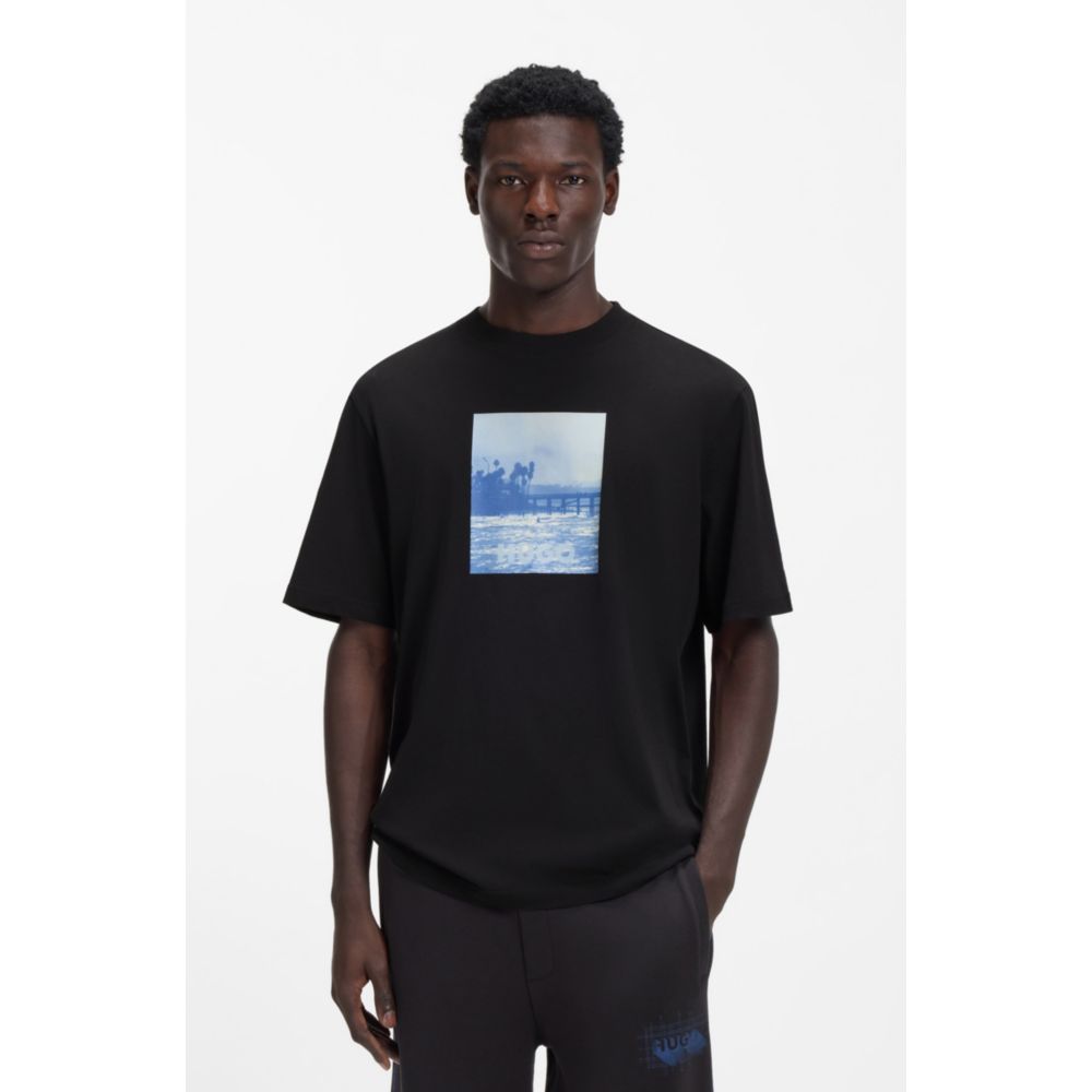 Camiseta de algodón con estampado