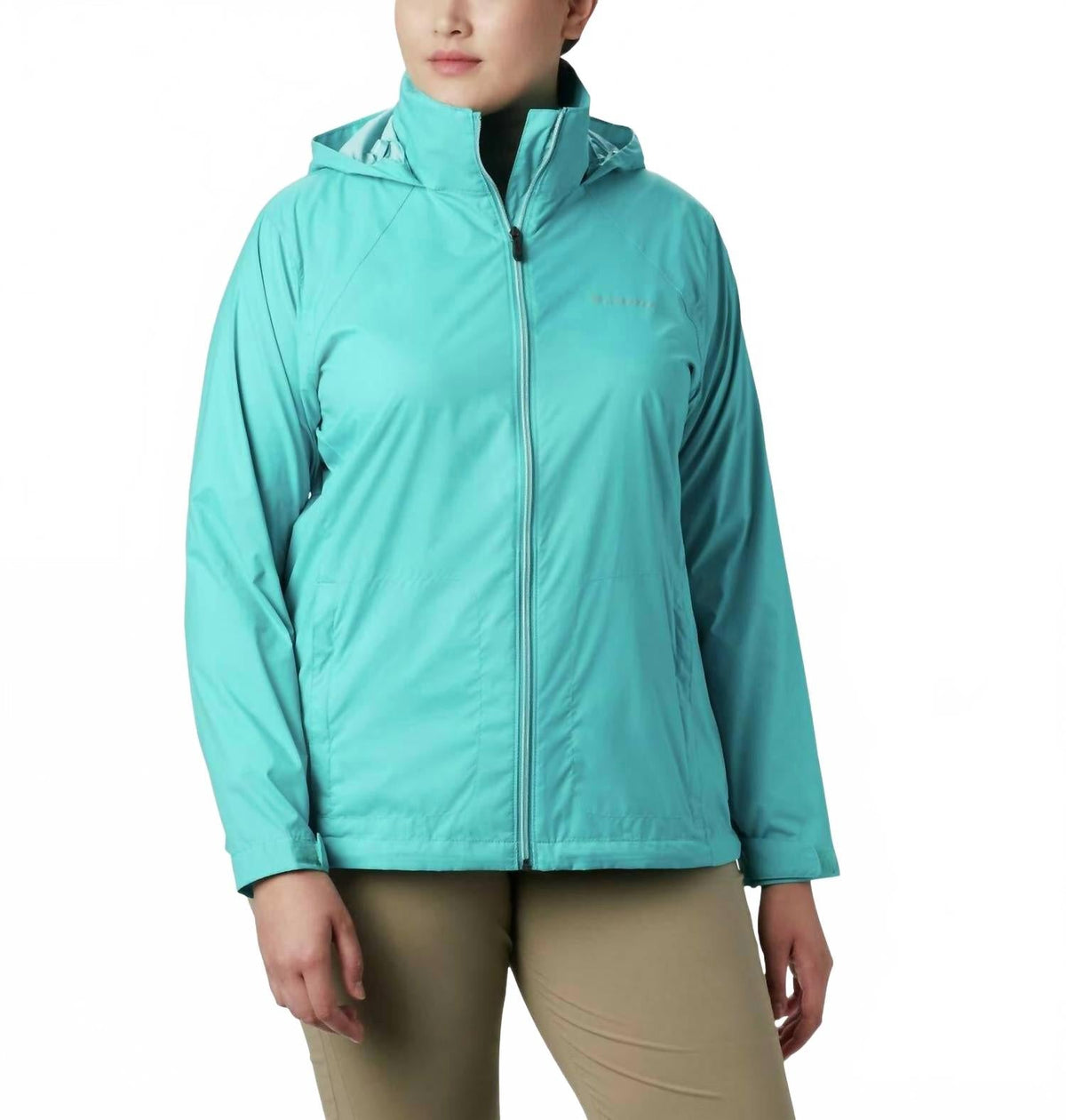Chaqueta de mujer color verde
