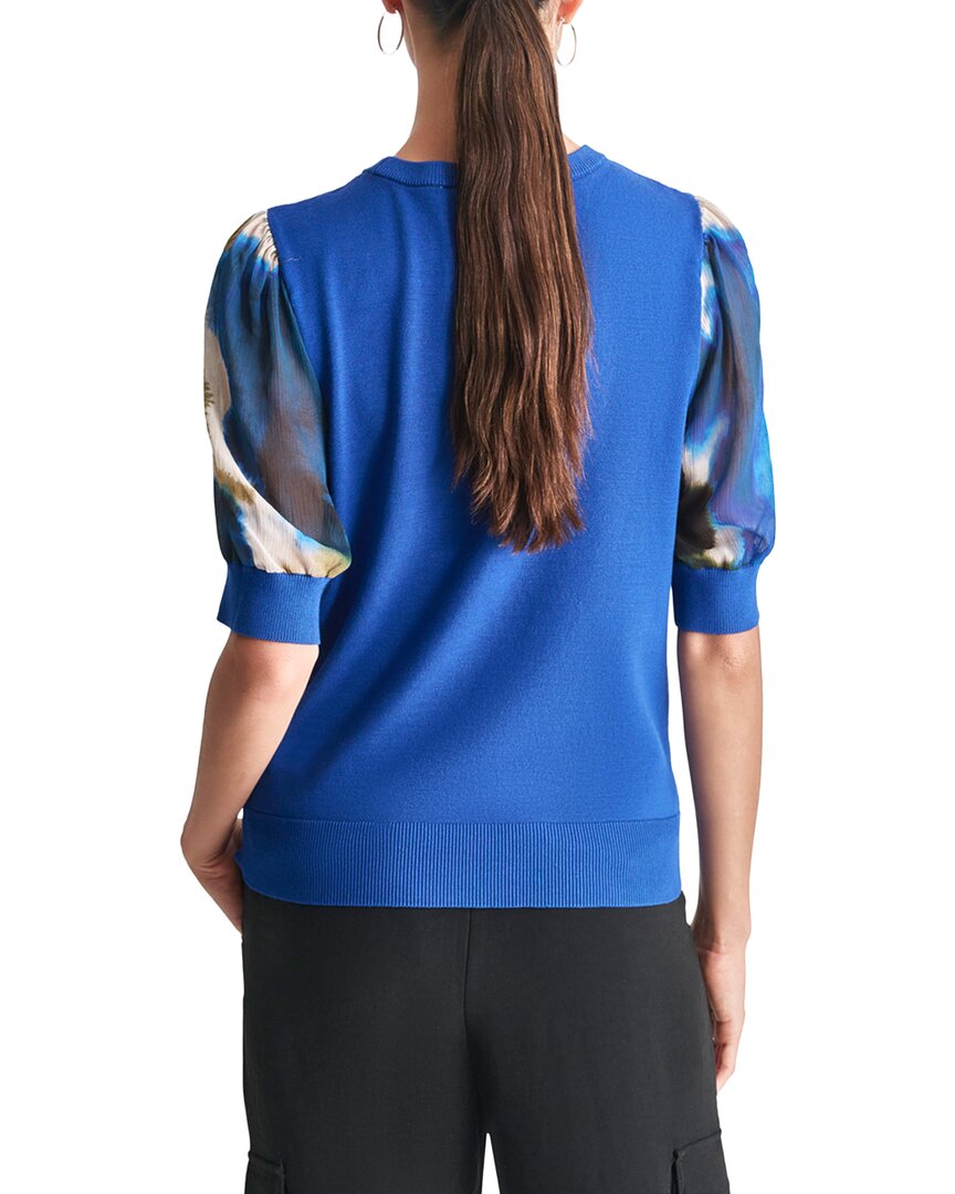 Blusa de gasa con estampado