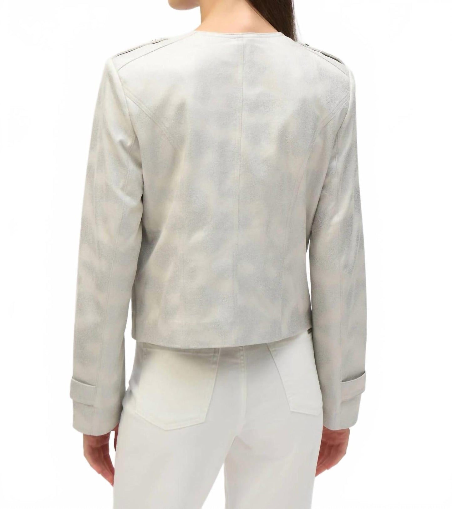 Chaqueta de gamuza sintética
