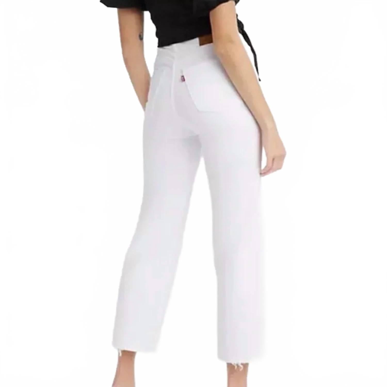 Jean color blanco