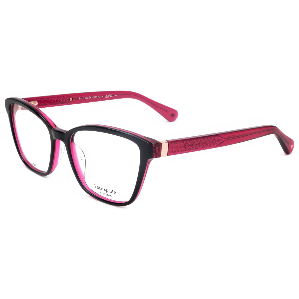 Montura para gafas de mujer 53 mm color negro