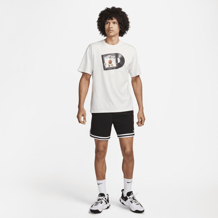 Camiseta de hombre de algodón con estampado color blanco