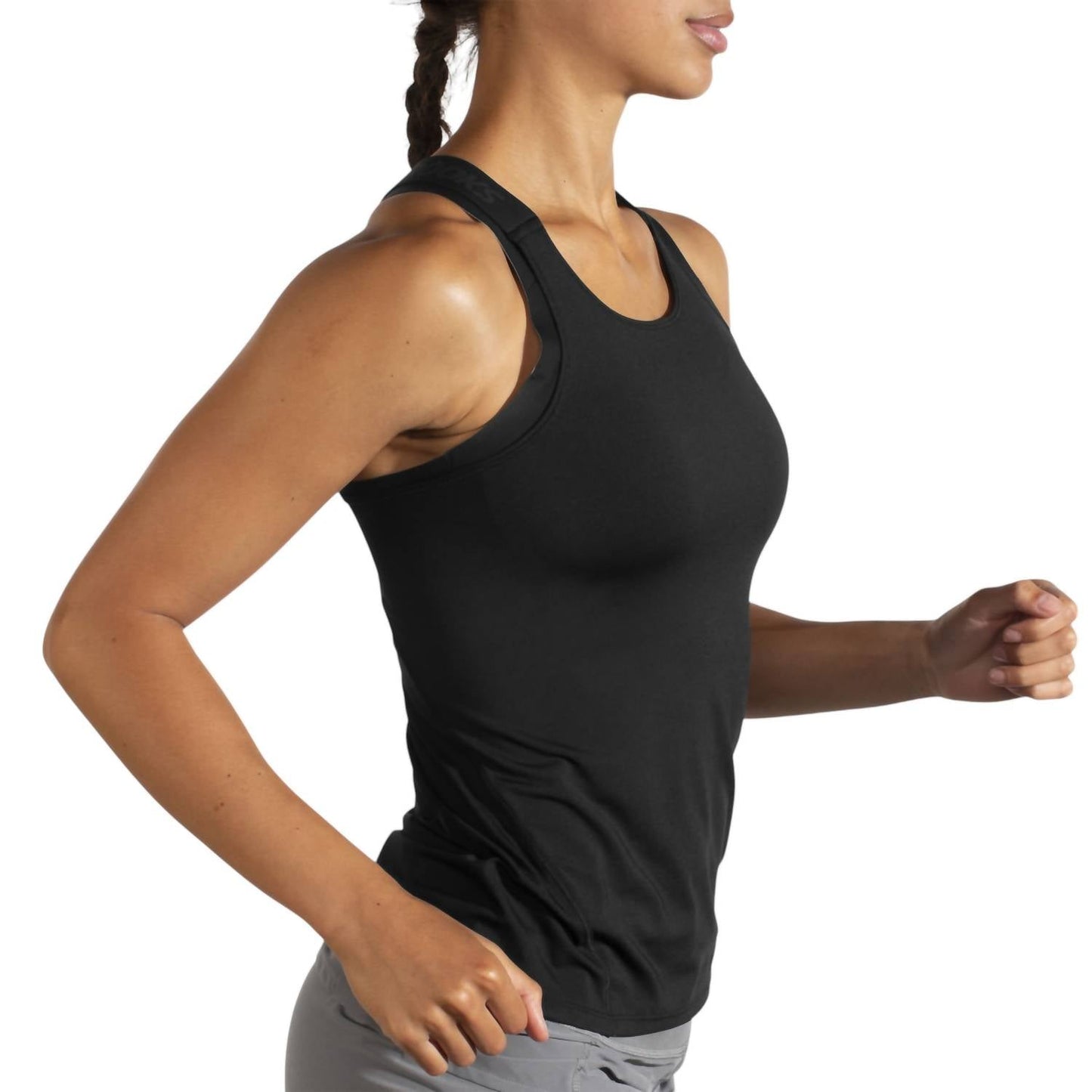 Camiseta sin mangas de mujer color negro