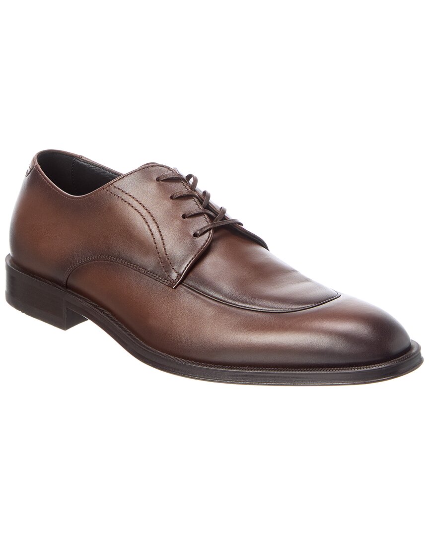 Zapatos de cordones de cuero