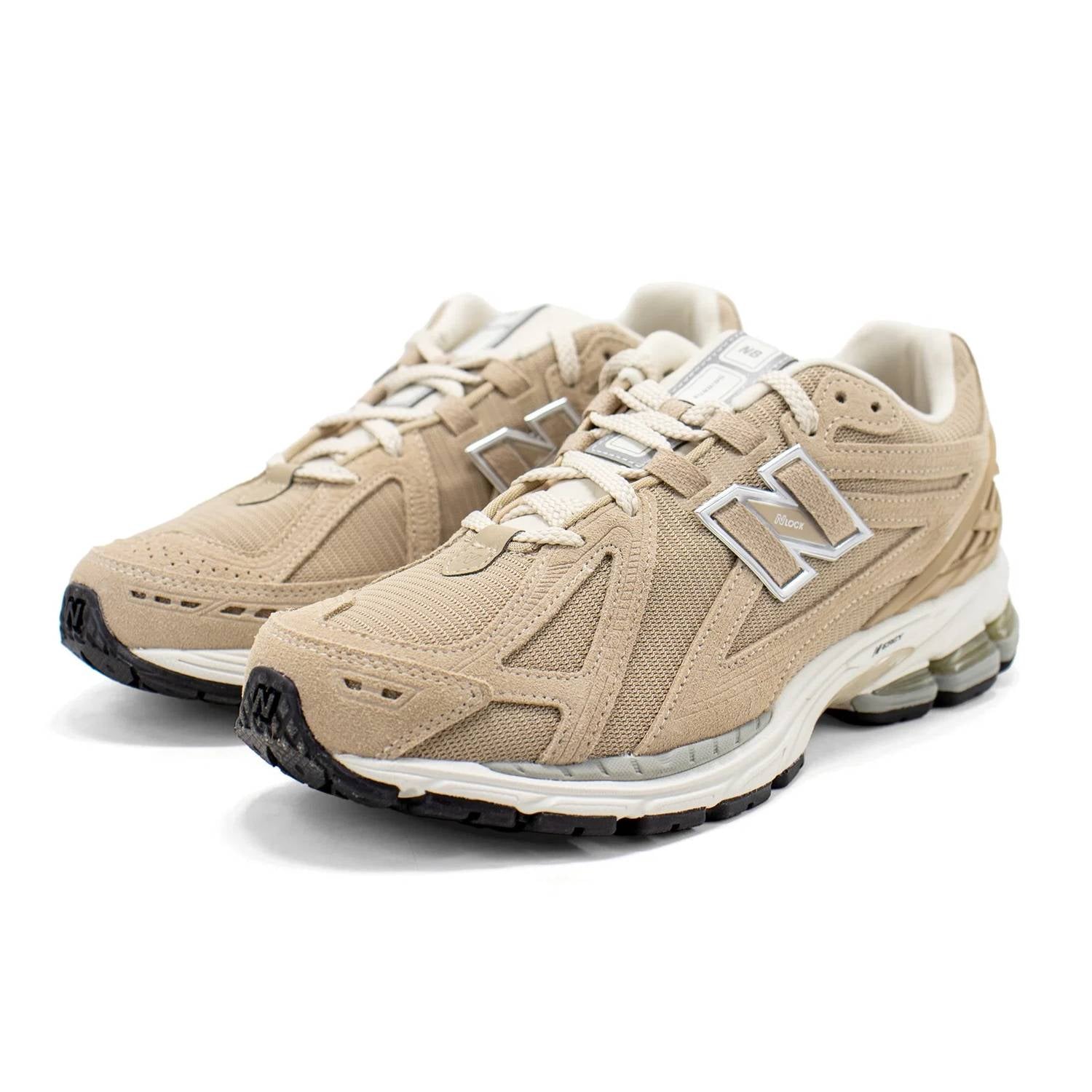 Tenis de hombre color café y beige
