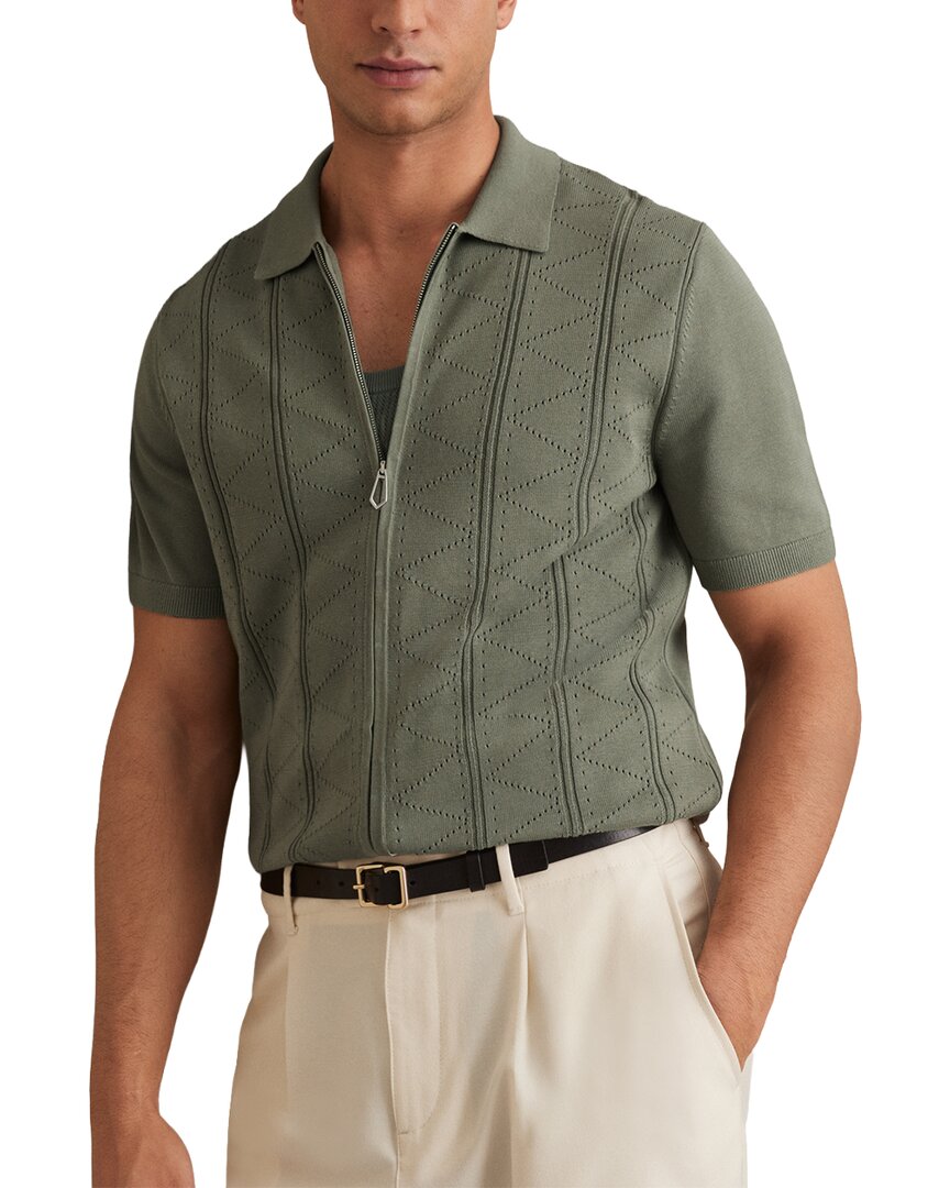Camisa con tejido calado
