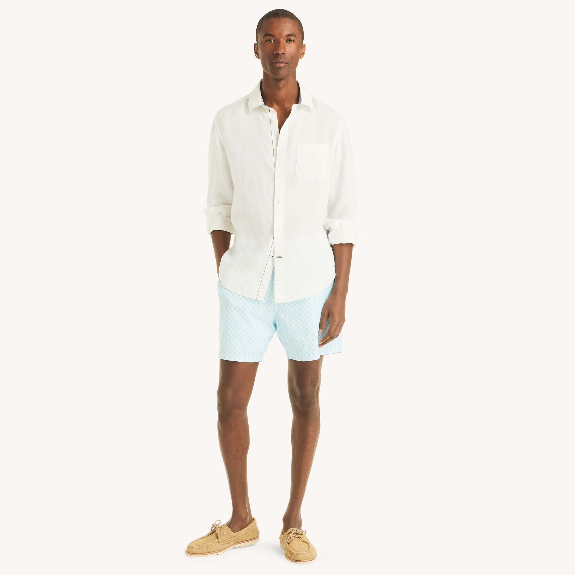 Vestido de baño de hombre con estampado
