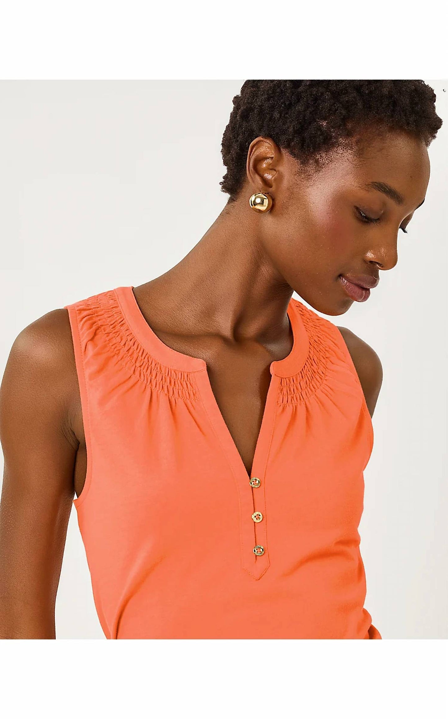 Top color naranja