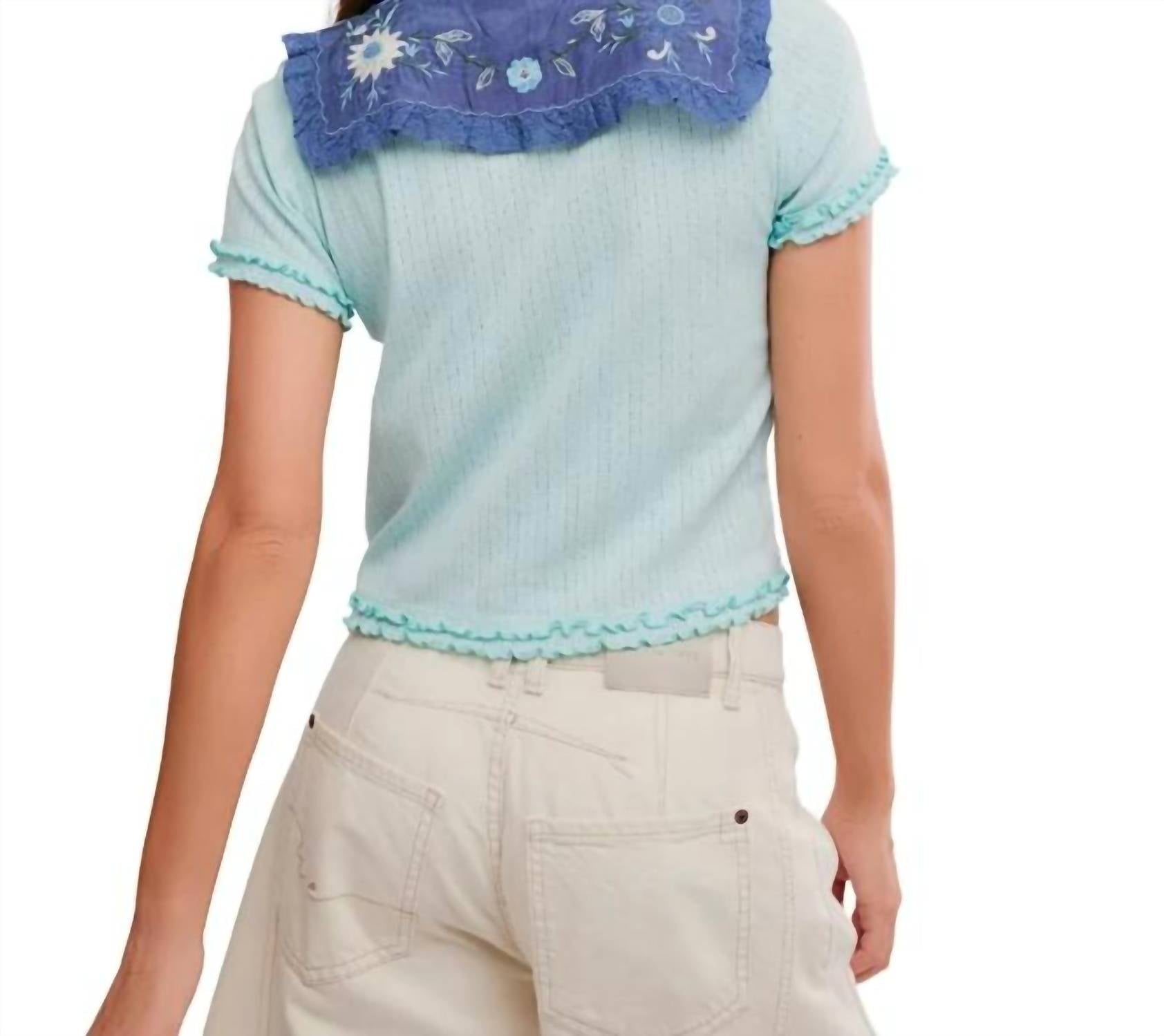 Camiseta color azul