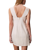 Calvin Klein Mini Vestido Brillante con Textura Pesada