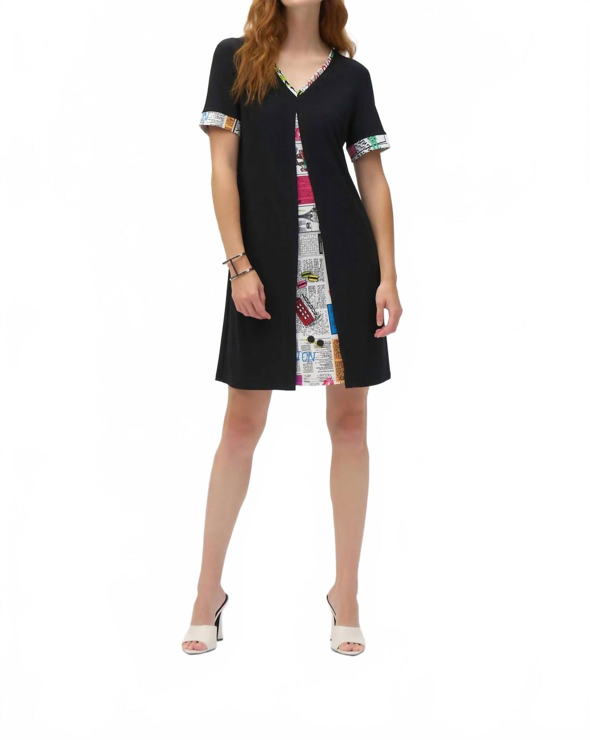 Vestido corto color negro