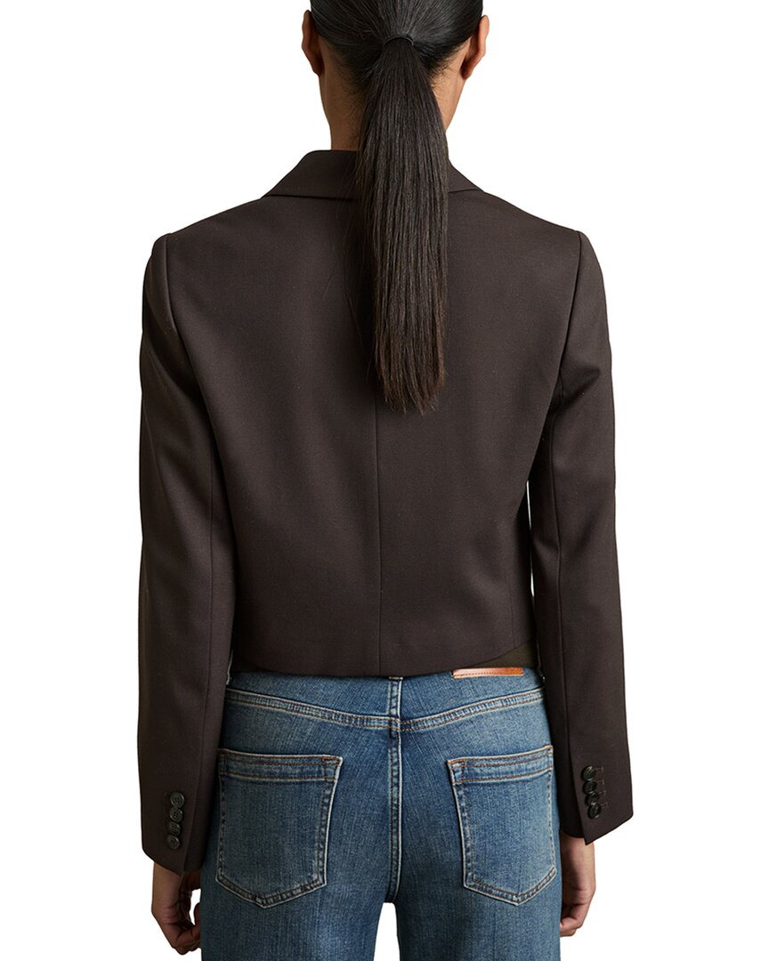 Blazer de mezcla de lana