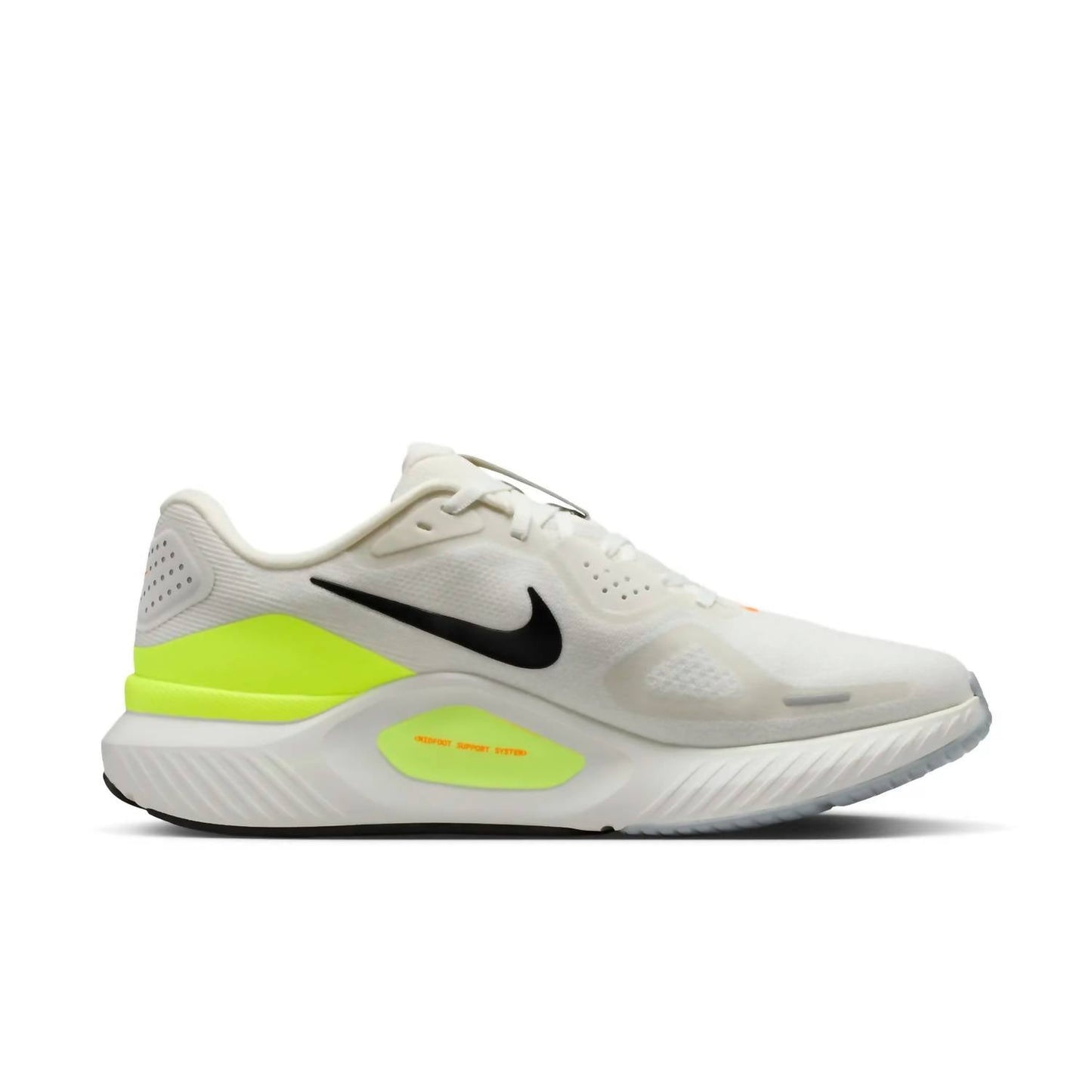 Zapatos de hombre color negro y blanco y naranja