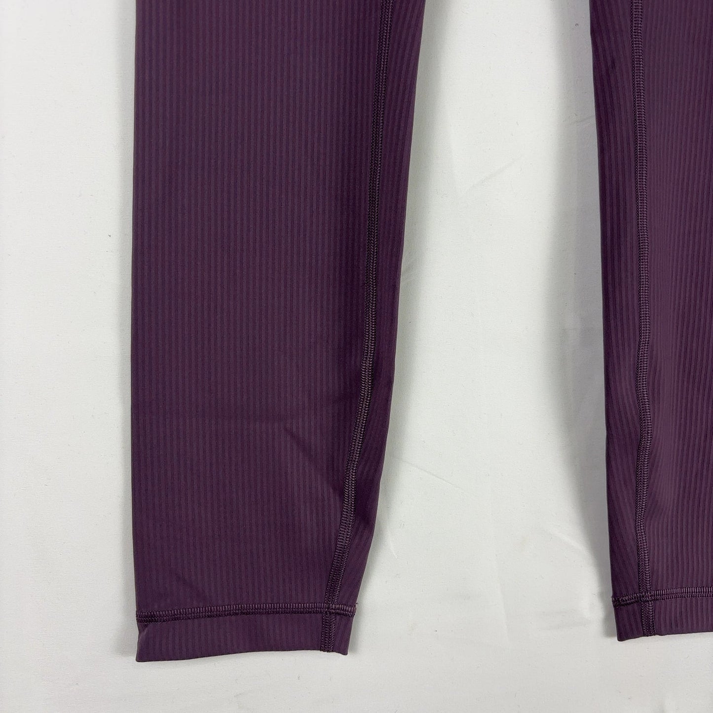 Leggings de tiro alto con tejido acanalado
