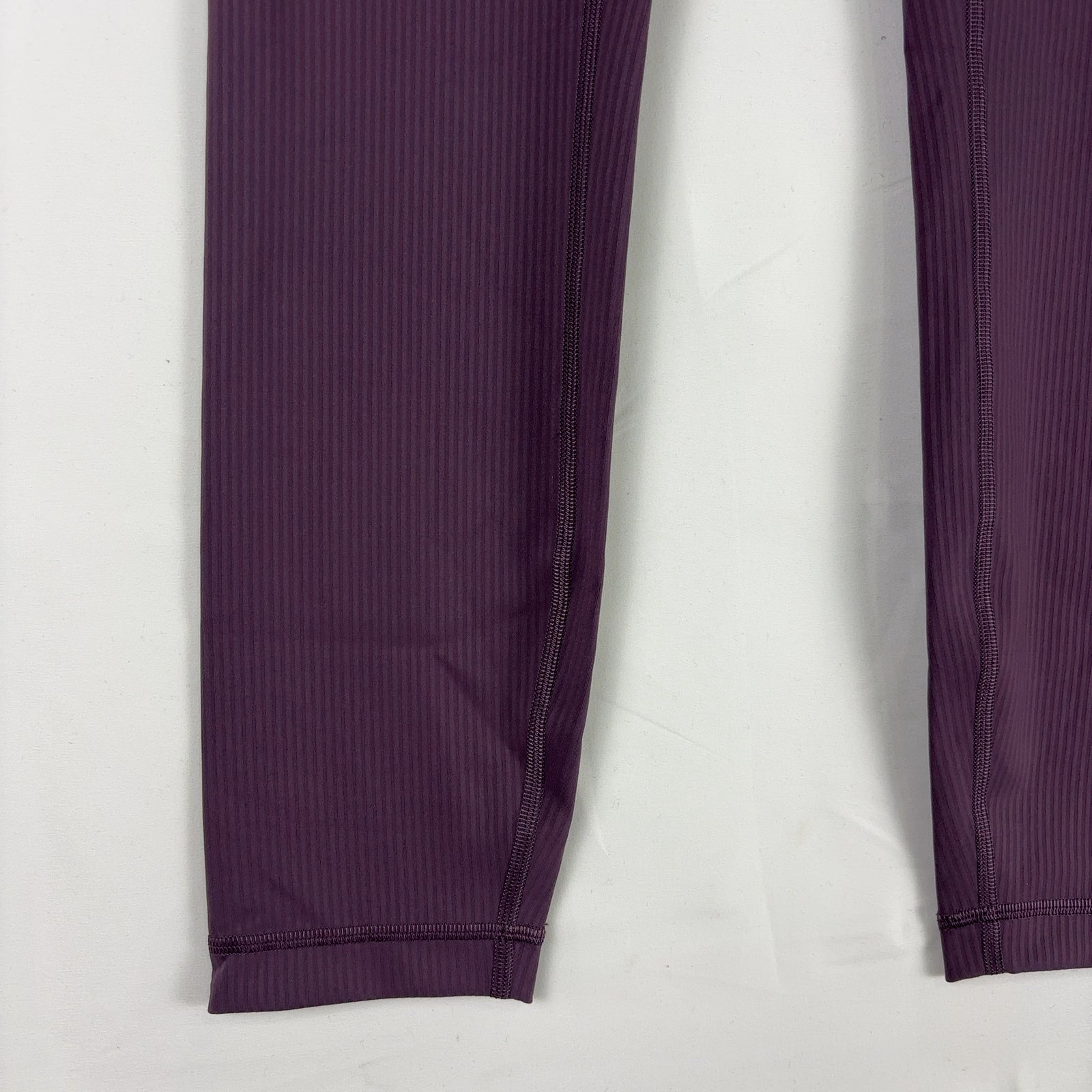Leggings de tiro alto con tejido acanalado
