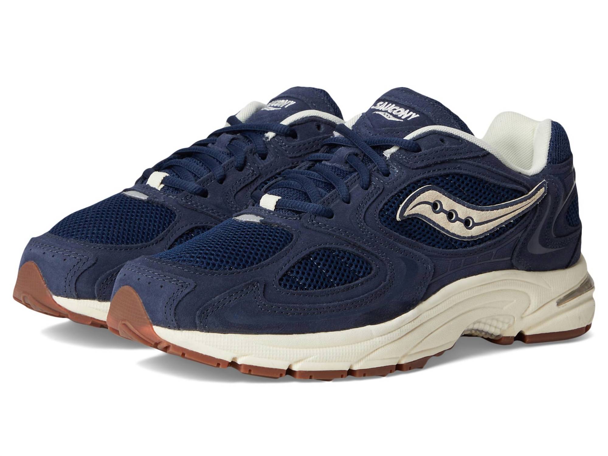 Tenis de hombre color azul marino y blanco