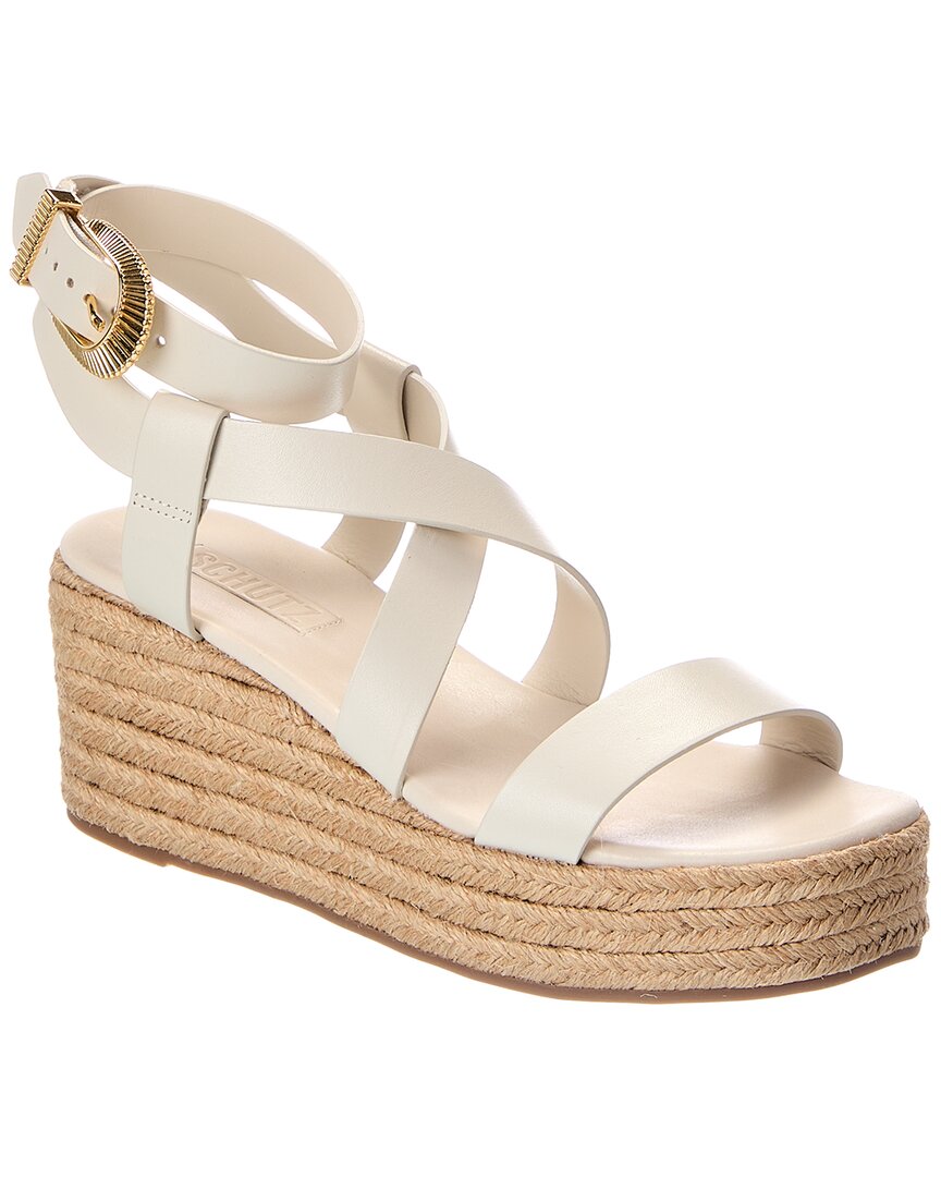 SCHUTZ Harper Flatform de Cuero