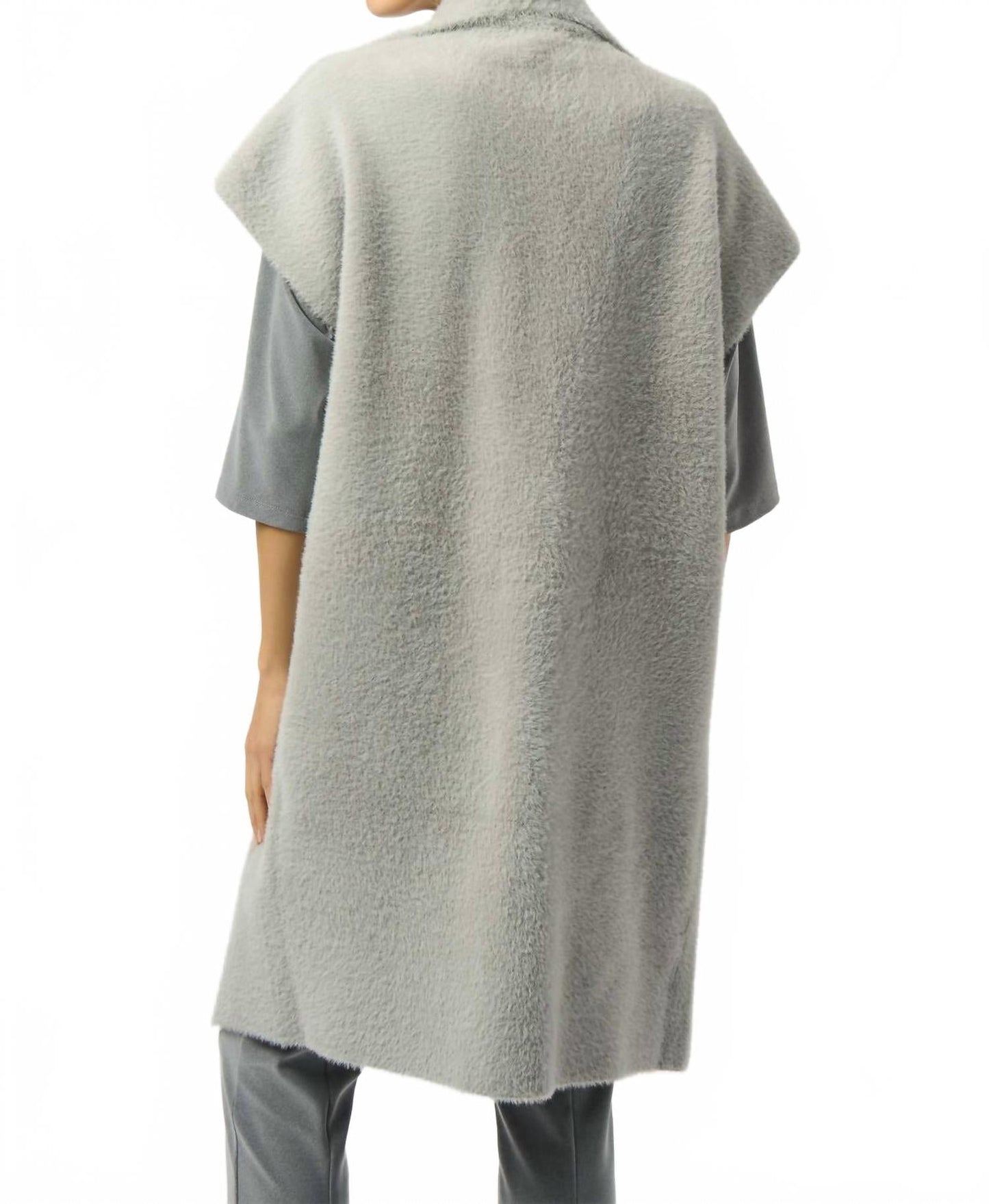 Chaleco color gris claro