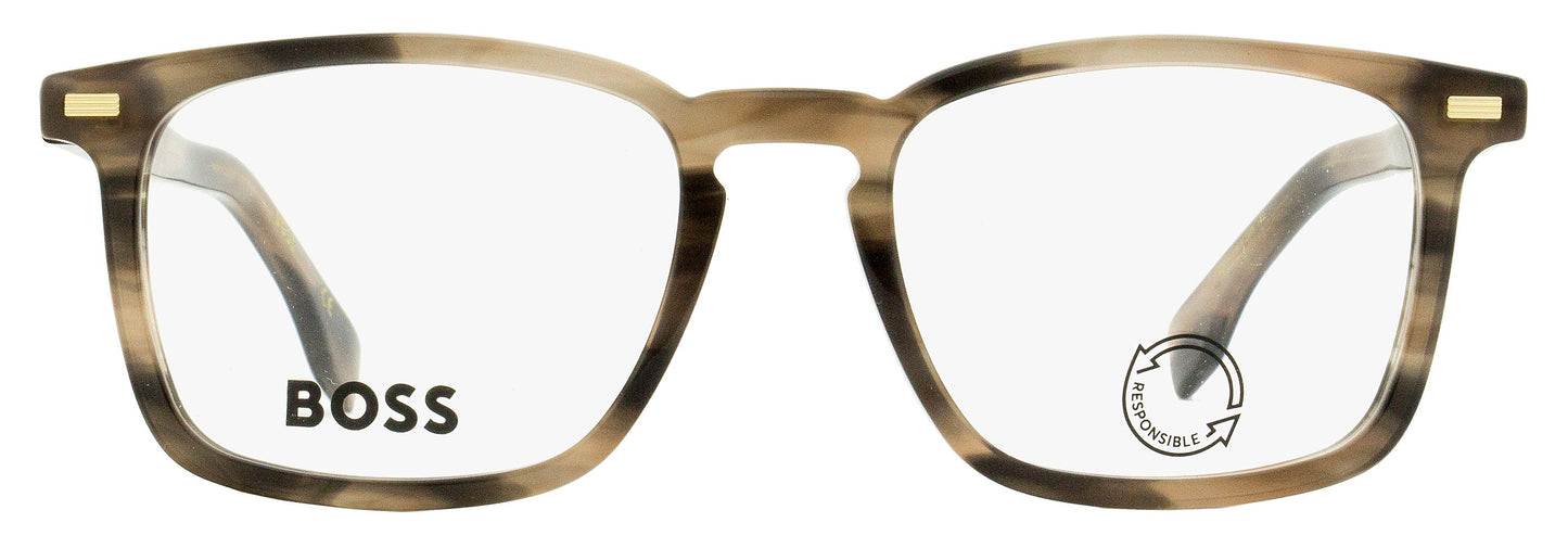 Montura para gafas de hombre 53 mm color gris y café