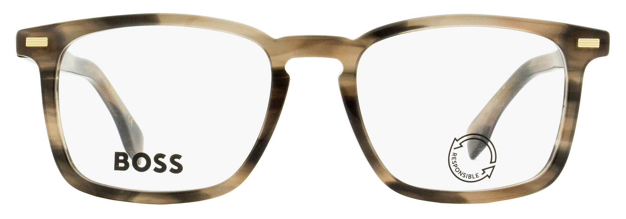 Montura para gafas de hombre 53 mm color gris y café