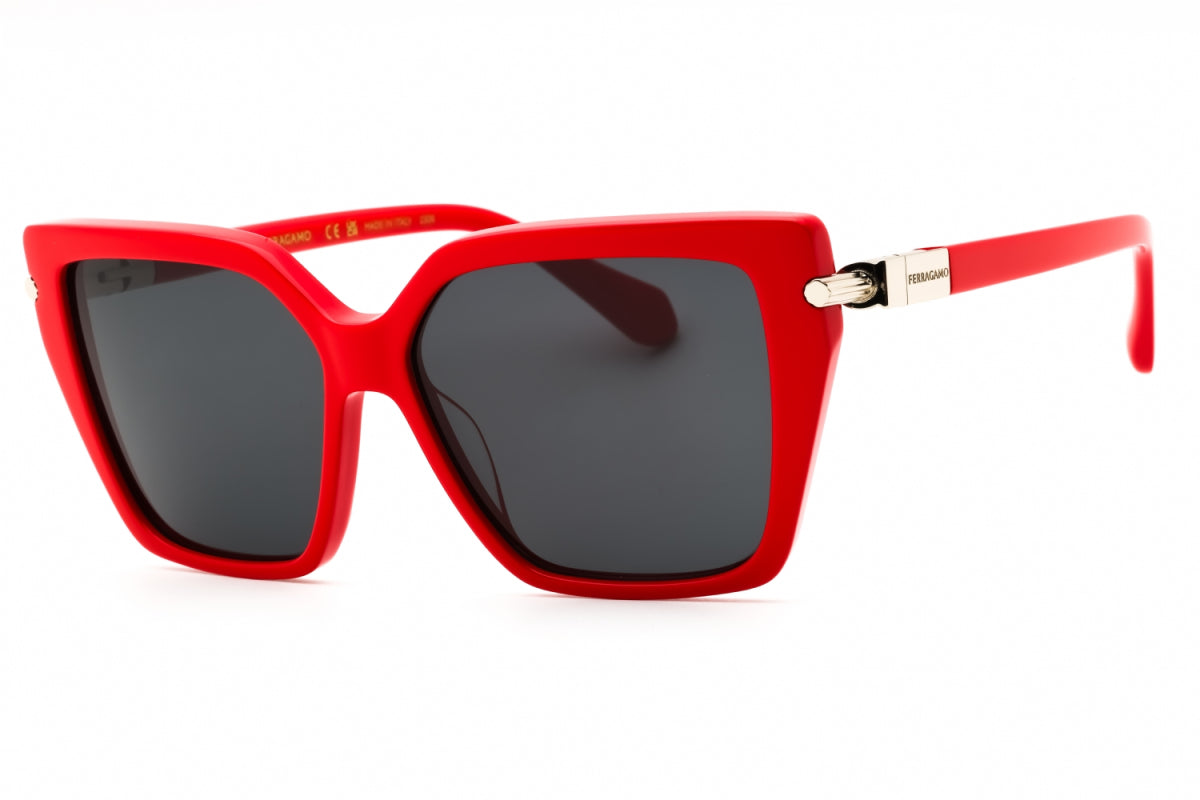 Gafas color gris y rojo