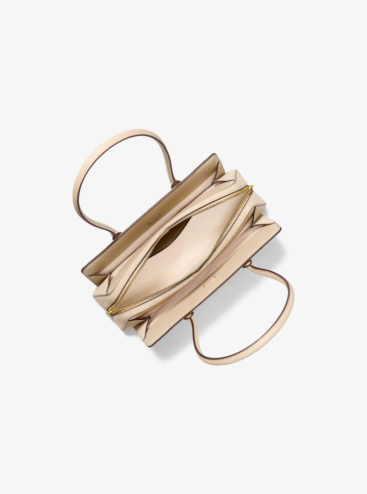 Bolso de hombro de gamuza
