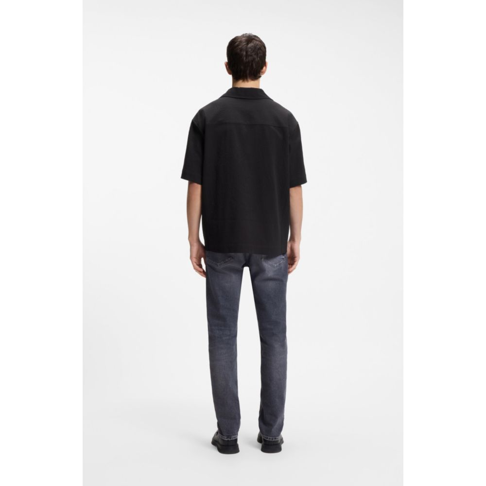 Camisa de algodón de corte amplio
