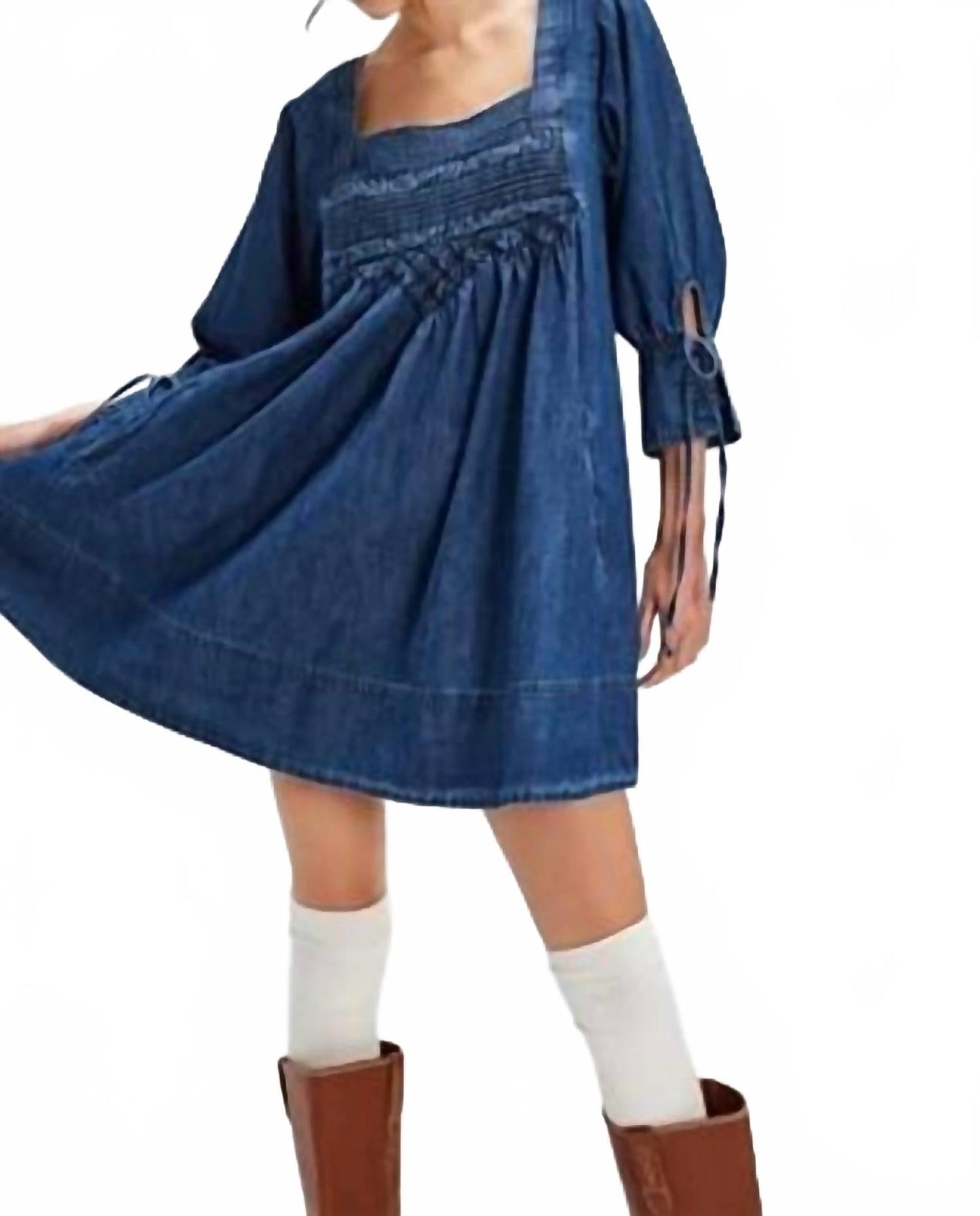 Vestido de mezclilla corto